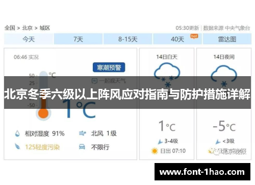 北京冬季六级以上阵风应对指南与防护措施详解